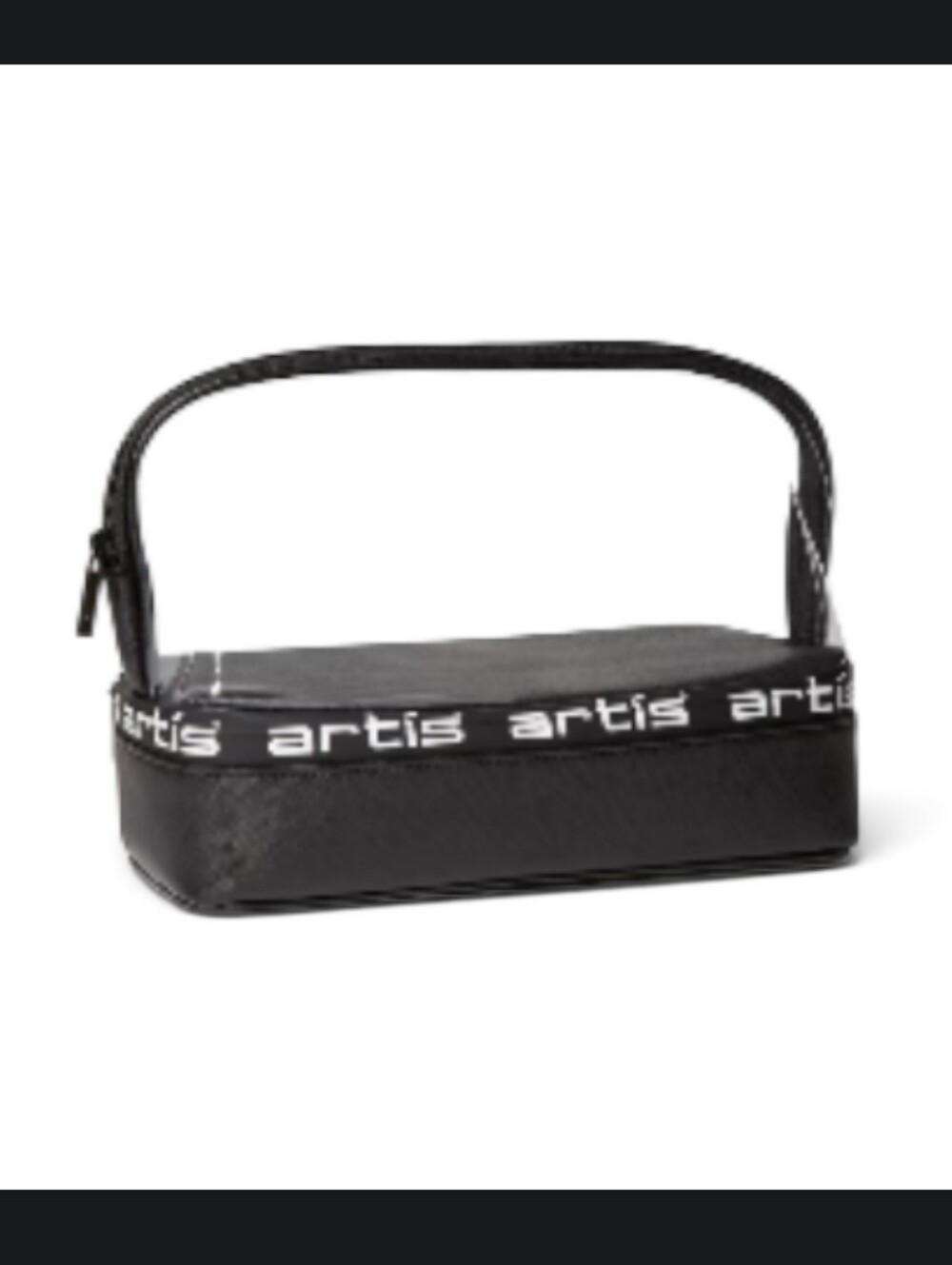 New Artis Black Rectangular Brush Case with Compartment
